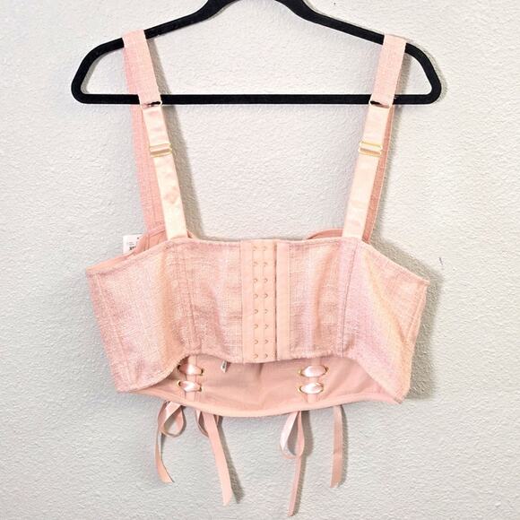 NWT Anthropologie Corset Top L - Picture 3 of 13